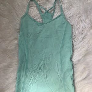 Mint dri fit material workout tank